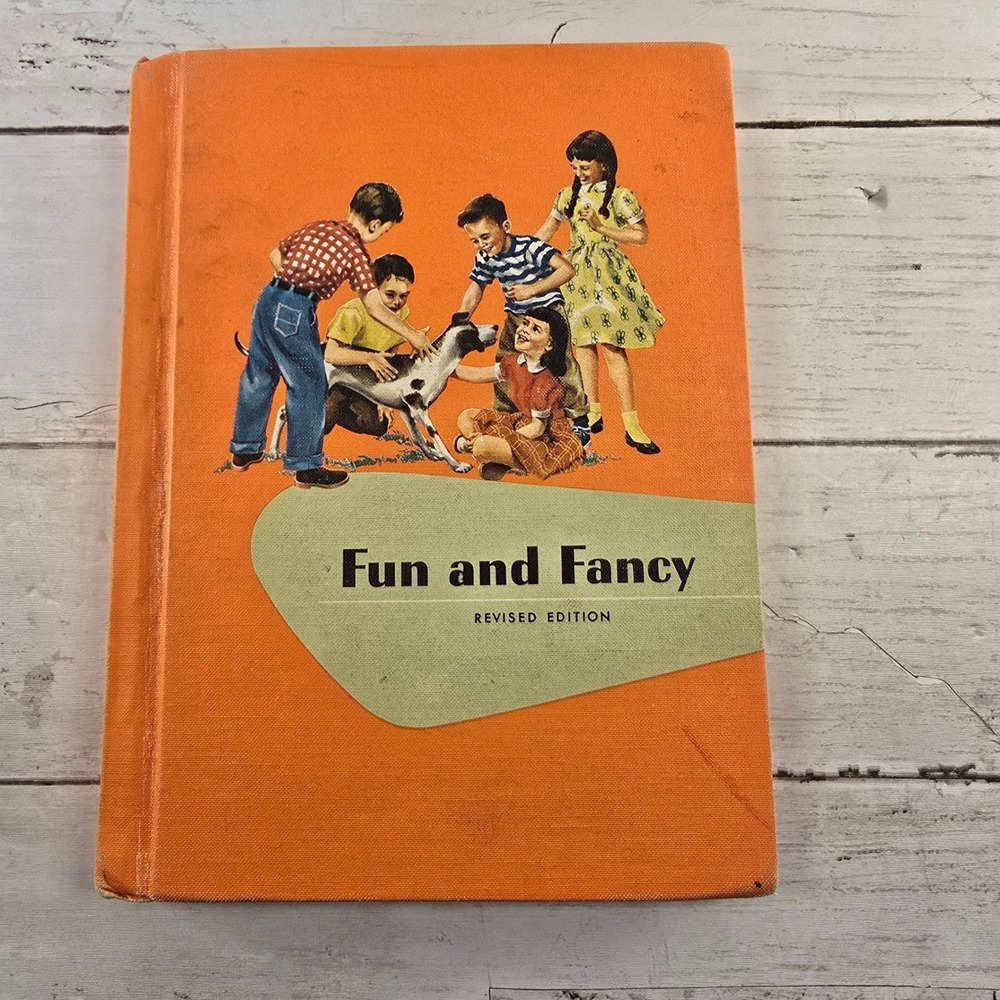 Vintage 1959 Fun and Fancy Ginn Basic Readers Revised Edition Hardcover Book